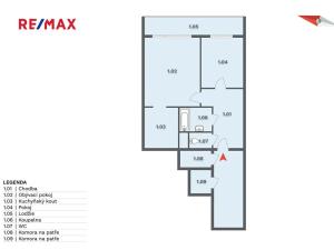 Prodej bytu 2+kk, Praha - Libeň, Rozšířená, 57 m2