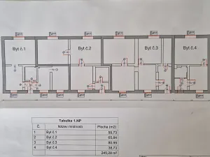 Pronájem bytu 2+1, Cerhenice, 64 m2