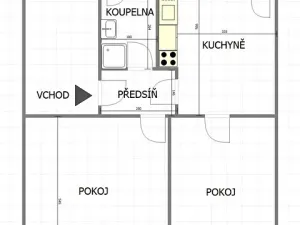 Pronájem bytu 2+1, Uherský Brod, Mikoláše Alše, 70 m2