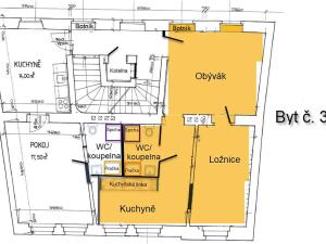 Pronájem bytu 2+kk, Praha - Nusle, Mojmírova, 51 m2