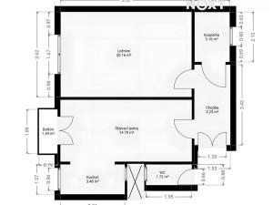 Prodej bytu 2+kk, Praha - Nové Město, Gorazdova, 48 m2