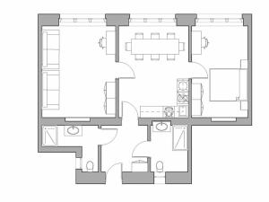 Pronájem bytu 2+1, Praha - Malá Strana, Újezd, 66 m2