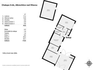 Prodej chalupy, Albrechtice nad Vltavou, 135 m2