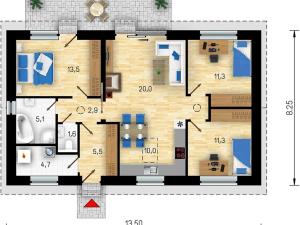 Prodej rodinného domu, Mcely, 86 m2