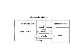 Prodej bytu 2+kk, Řevničov, Karlovarská, 74 m2