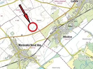 Prodej podílu pole, Moravská Nová Ves, 1640 m2