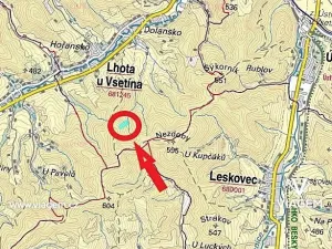 Prodej lesa, Lhota u Vsetína, 11980 m2