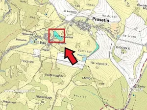 Prodej podílu lesa, Prosetín, 1270 m2