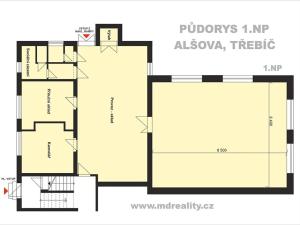 Prodej komerční nemovitosti, Třebíč, Alšova, 374 m2