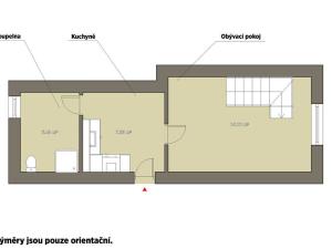 Prodej bytu 2+kk, Dvory, 45 m2