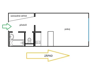 Pronájem bytu 1+kk, Ostrava, Zdeňka Štěpánka, 27 m2