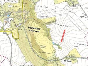 Prodej podílu pole, Podhořany u Ronova, 1986 m2