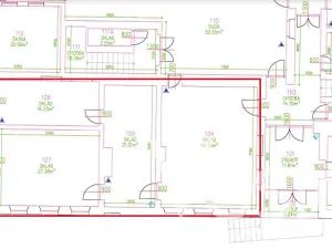 Pronájem obchodního prostoru, Děčín, Teplická, 105 m2