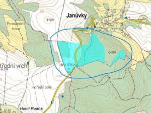 Prodej pozemku, Janůvky, 214262 m2