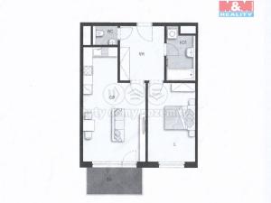 Pronájem bytu 2+kk, Praha - Vysočany, Čerpadlová, 62 m2