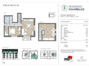 Prodej bytu 3+kk, Pohořelice, U Kasáren, 79 m2