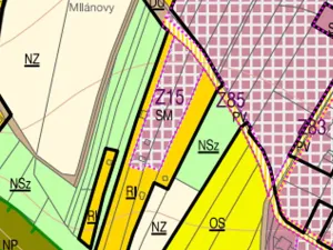 Prodej pozemku pro bydlení, Boskovice, Milánovy, 1461 m2