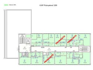 Pronájem bytu 1+kk, Hradec Králové, Průmyslová, 32 m2