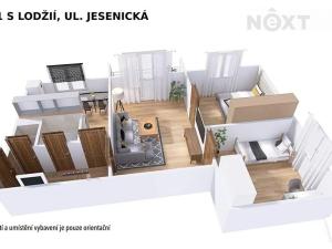 Prodej bytu 3+1, Šumperk, Jesenická, 60 m2