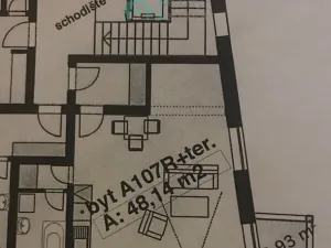 Pronájem bytu 1+kk, Chrudim, Resselovo náměstí, 51 m2