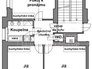 Pronájem pokoje, Praha - Kobylisy, Střelničná, 16 m2