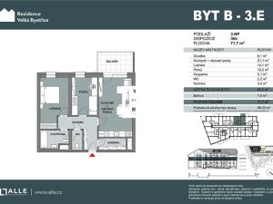 Prodej bytu 3+kk, Velká Bystřice, 64 m2