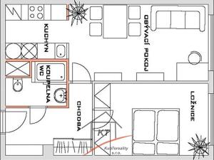 Prodej bytu 2+kk, Ústí nad Labem, Přemyslovců, 47 m2