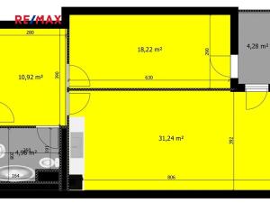 Pronájem bytu 2+kk, Liberec, Švermova, 66 m2