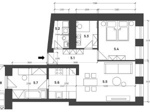 Pronájem bytu 3+kk, Praha - Smíchov, Holečkova, 62 m2