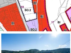 Prodej komerčního pozemku, Vsetín, Lázky, 1292 m2