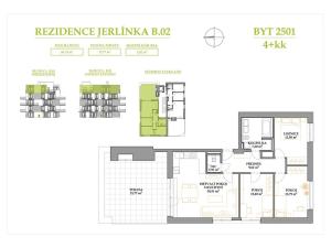 Prodej bytu 4+kk, Brno, Jerlínová, 88 m2