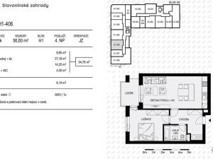 Prodej bytu 2+kk, Olomouc, Loudova, 55 m2