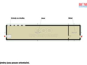 Pronájem skladu, Plzeň - Vnitřní Město, Sedláčkova, 166 m2