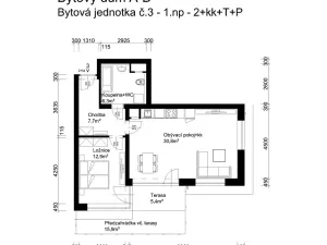 Prodej bytu 2+kk, Lanškroun, Vančurova, 76 m2