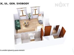 Pronájem bytu 1+kk, Šumperk, Gen. Svobody, 40 m2