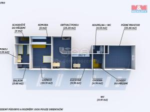 Prodej rodinného domu, Kadov - Pole, 202 m2