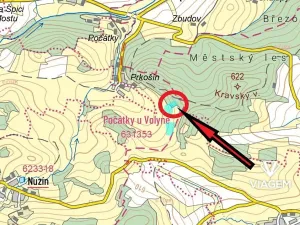 Prodej podílu lesa, Čestice, 978 m2