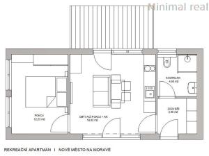 Prodej rodinného domu, Nové Město na Moravě, Nad Městem, 49 m2