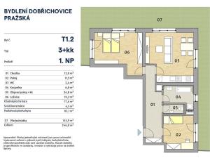 Prodej bytu 3+kk, Dobřichovice, Souběžná, 246 m2