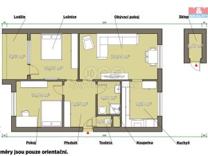 Prodej bytu 3+1, Rokycany - Nové Město, Pražská, 66 m2