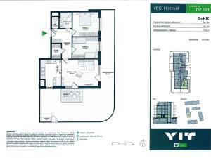 Prodej bytu 3+1, Praha - Hostivař, Nurmiho, 162 m2