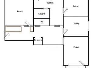 Prodej bytu 4+1, Šumperk, Zahradní, 86 m2