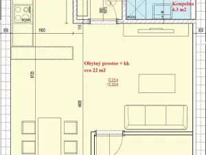 Prodej bytu 1+kk, Brno, Řípská, 49 m2