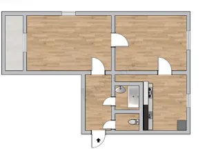 Prodej bytu 2+1, Rotava, Sídliště, 56 m2