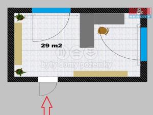 Pronájem kanceláře, Zruč nad Sázavou, náměstí MUDr. J. Svobody, 29 m2