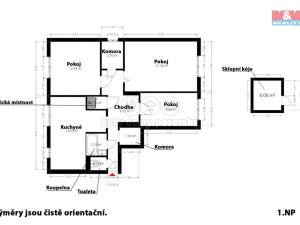 Prodej bytu 3+1, Stráž, 82 m2