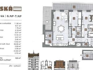 Prodej bytu 3+kk, Praha - Vinohrady, Italská, 120 m2