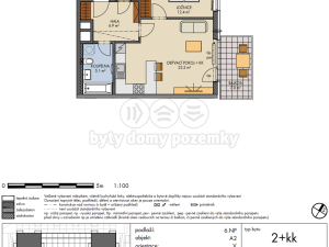 Prodej bytu 2+kk, Praha - Prosek, Nad Krocínkou, 52 m2