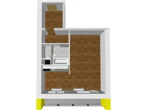 Pronájem bytu 1+1, Most, Václava Talicha, 48 m2
