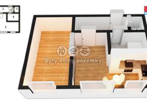 Pronájem bytu 1+1, Česká Třebová, Nádražní, 53 m2
